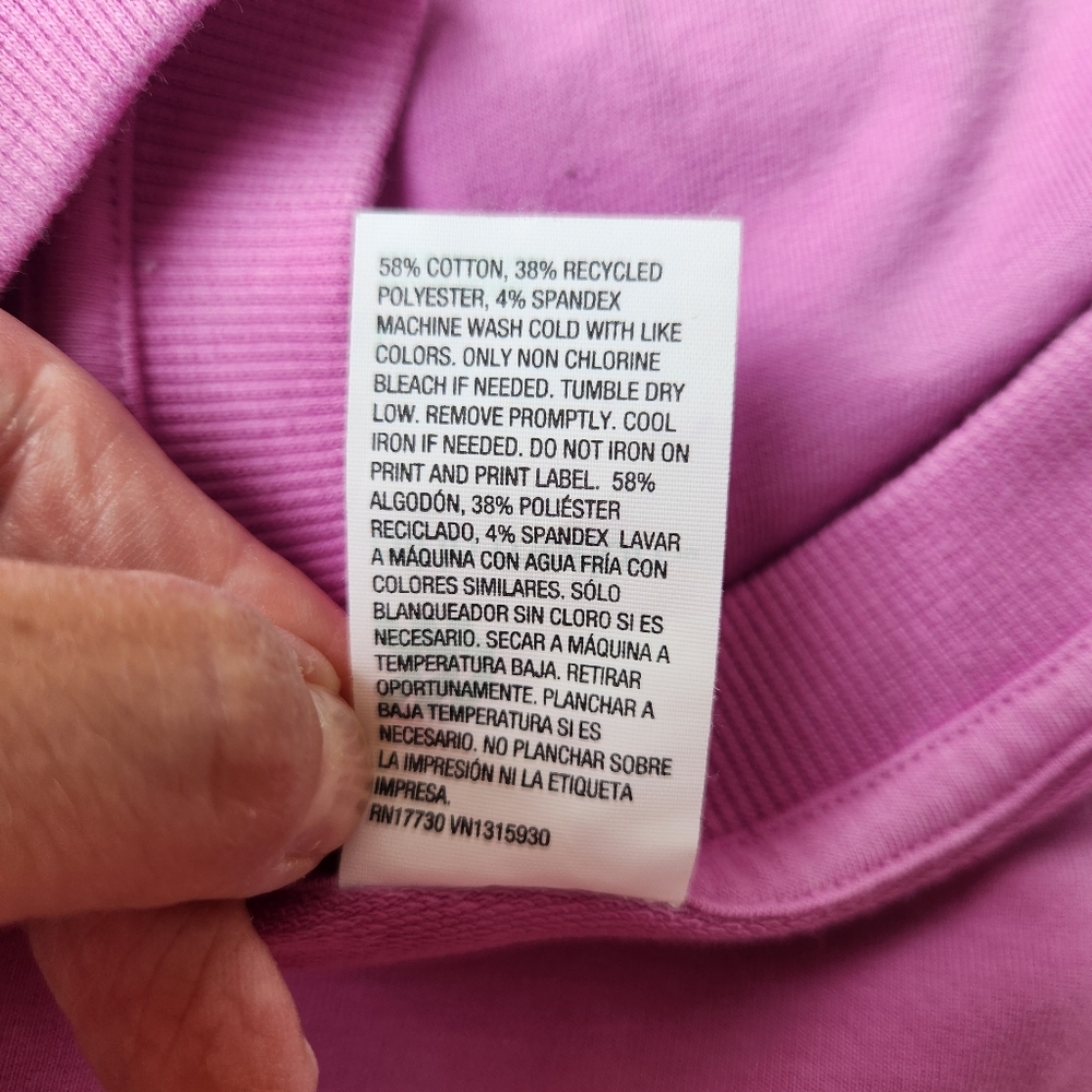 All In Motion Health And Wellness Sweatshirt Long Sleeve Purple Cute Cozy Large - Picture 12 of 16